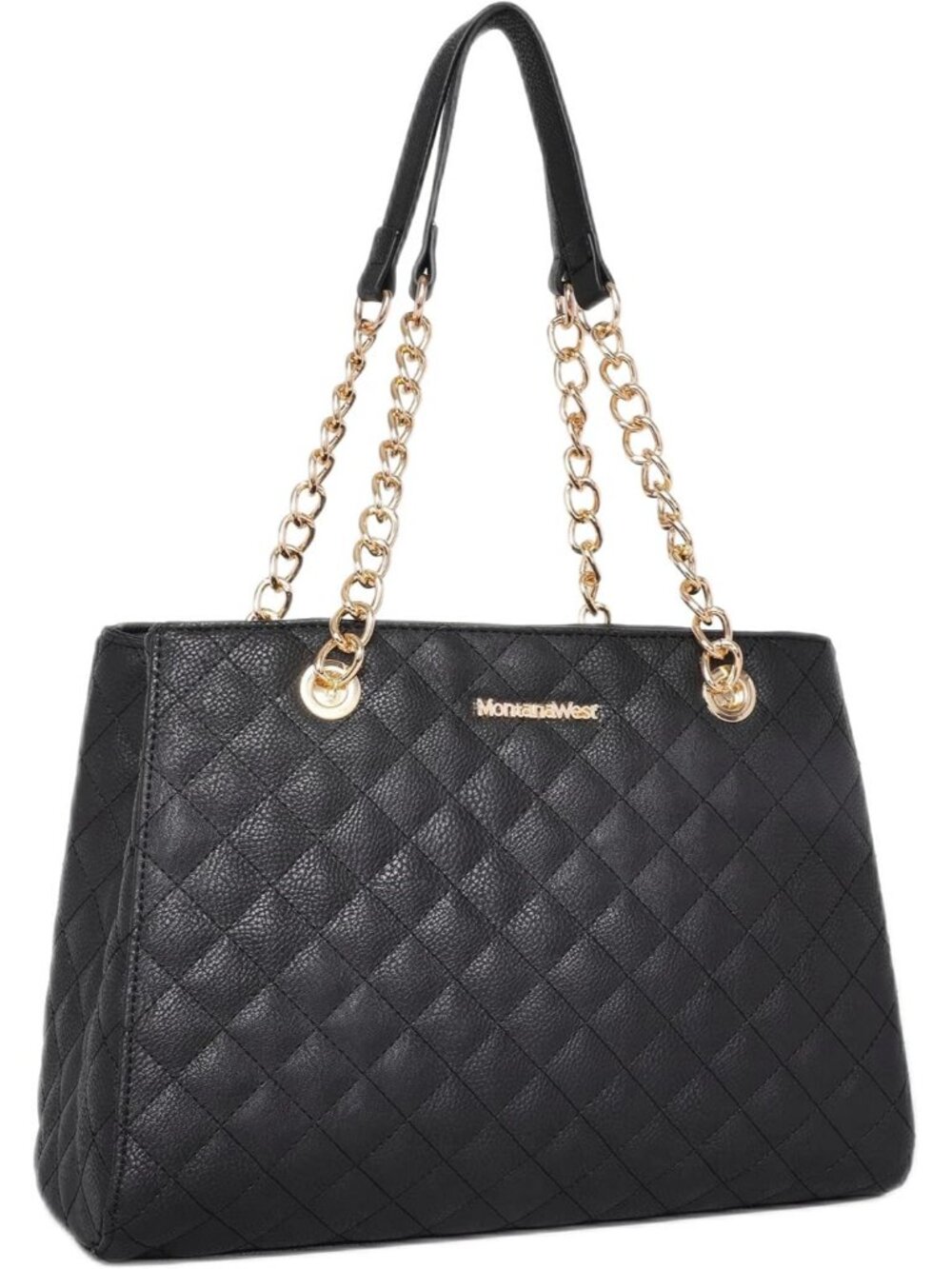 MEDIUM Tote Bag for Women Quilted Chain Handbags Shoulder Purse